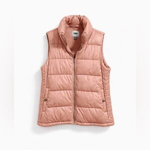 Old Navy Pink Puffer Vest – Women’s Large